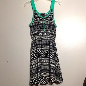 Black and white dress